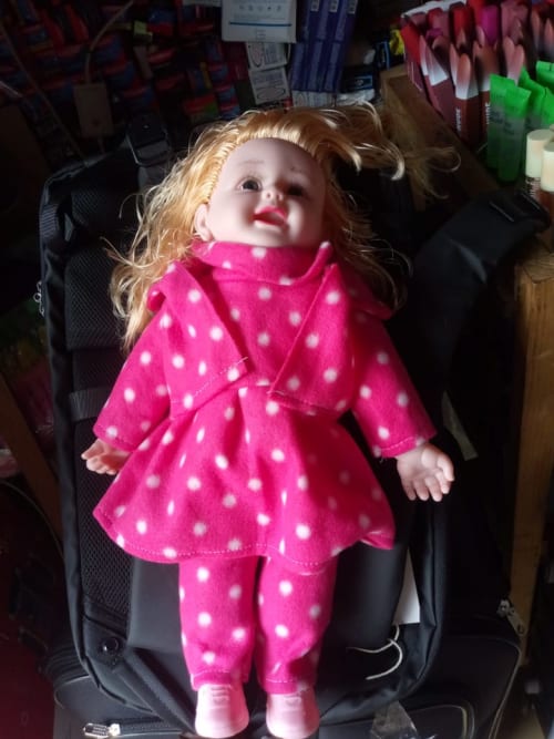 vintage-style porcelain doll
