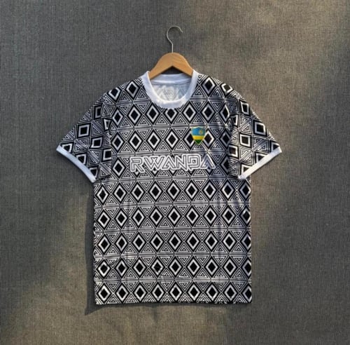 Rwandan Geometric Pattern Football Jersey
