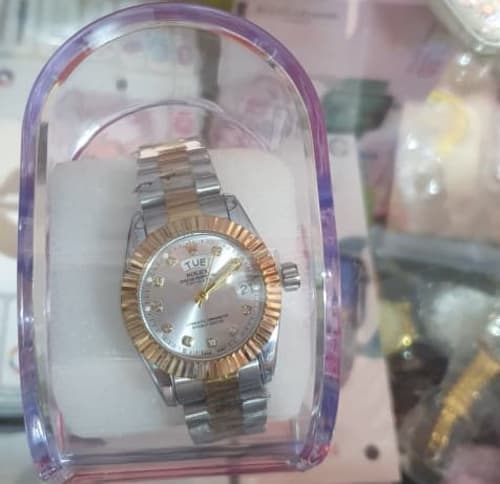 ROLEX oyster perpetual sliver golden Watch