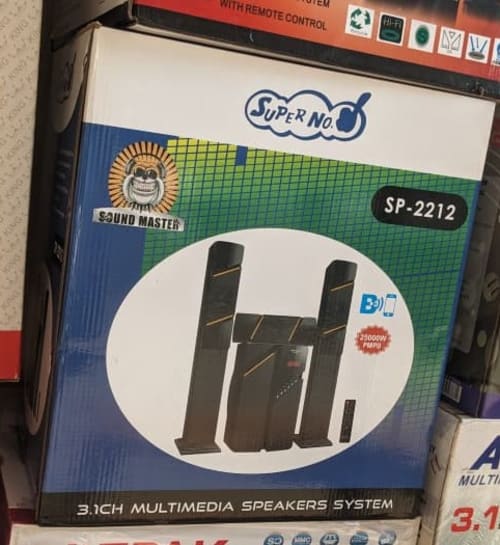 Super No. 6 SP-2212 3.1 Speaker System – Bluetooth