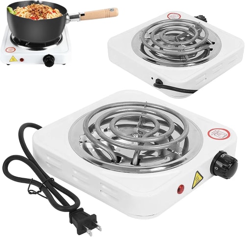 Portable Electric Stove – Single Burner (1000W)