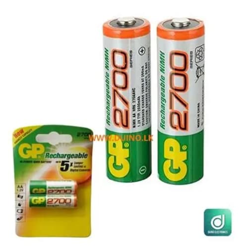 GP 2700 Series Rechargeable AA NiMH Battery